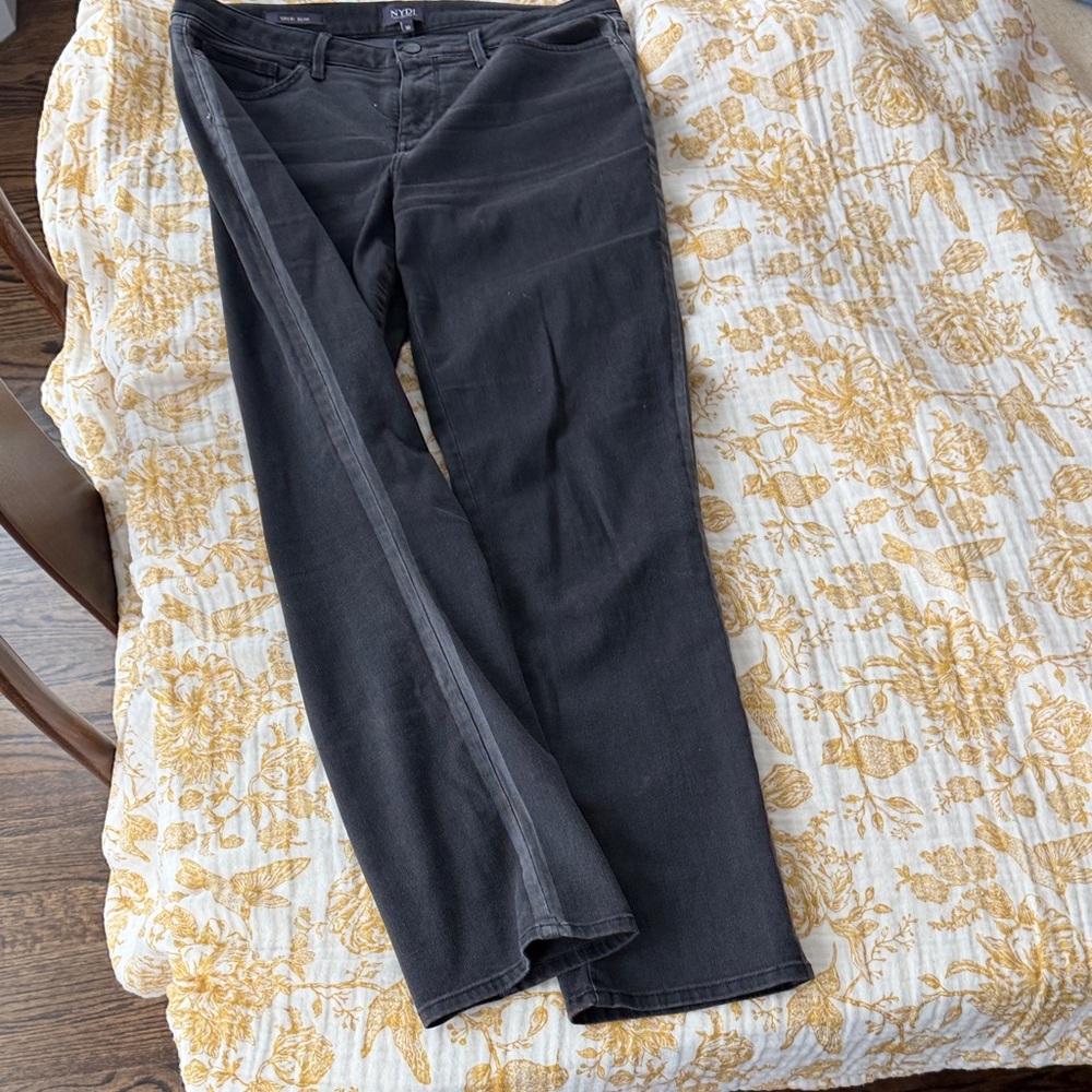 NYDJ Sheri Slim Charcoal Jeans